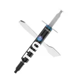 Термопаста ALSEYE T10 Thermal conductivity: 13.9W/m-k
 Color: Gray
 Conductivity: non-conductive specific gravity: 2.7g / cm³@25℃
 Capacity: 1.2ml
 Weight: 2G