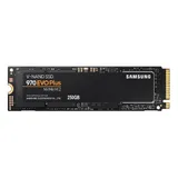 Твердотельный накопитель SSD Samsung M.2 2280 250GB 970 EVO Plus Client SSD PCIe Gen3x4 with NVMe, 3500/2300, IOPS 250/550K, MTBF 1.5M, 3D NAND TLC, 512MB, 150TBW, NVMe 1.3, 