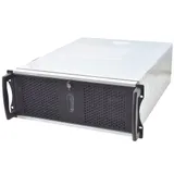 Корпус Chenbro 4U RM41300G For Tesla GPU (можно установить 4шт Tesla/Quadro), MB 12"x13", 3x5.25"+2x3.5" Internal 3.5"+Slim ODD, 120mm FAN, wo PSU (RM41300-FS81) Идеальное решение для Рабочей станции