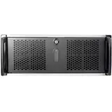 Корпус Chenbro 4U RM41300G For Tesla GPU (можно установить 4шт Tesla/Quadro), MB 12"x13", 3x5.25"+2x3.5" Internal 3.5"+Slim ODD, 120mm FAN, wo PSU (RM41300-FS81) Идеальное решение для Рабочей станции