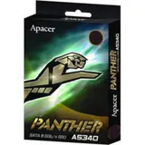твердотельный накопитель Apacer SSD PANTHER AS340 120Gb SATA 2.5" 7mm, R550/W500 Mb/s, 3D TLC, IOPS 96/30K, MTBF 1,5M, 70TBW, Retail, 3 years (AP120GAS340G-1)