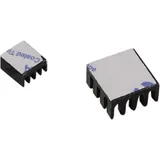 Набор радиаторов ACD RA027  Black Aluminum Heat Sink set (14*14*7mm + 9*9*5mm) for Raspberry Pi3 B, Pi3 B+, Pi4