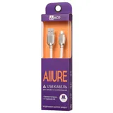 Кабели USB ACD USB кабель ACD-Allure MicroUSB ; USB-A Кожа, 1м, белый (ACD-U926-M1W)