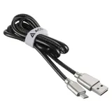 Кабели USB ACD USB кабель ACD-Allure MicroUSB ; USB-A Кожа, 1м, черный (ACD-U926-M1B)