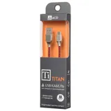 Кабели USB ACD USB кабель ACD-Titan MicroUSB ; USB-A Нейлон, 1м, красно-черный (ACD-U927-M1R)