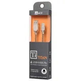 Кабели USB ACD USB кабель ACD-Titan Type-C ; USB-A Нейлон, 1м, желто-черный (ACD-U927-C2Y) (550922)