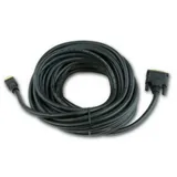 Кабель HDMI-DVI Cablexpert CC-HDMI-DVI-10MC, 19M/19M, 10м, single link, черный, позол.разъемы, экран, пакет (063999) {20}