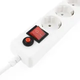 Сетевой фильтр Гарнизон ЕНW-6 1.8м 6 р белый (036627) {30}