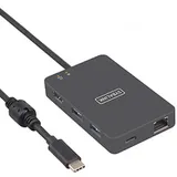 Аксессуары Speed Dragon Type C multi-Interface HUB (FG-CHPDC3ALR-1MB-BU01) Type C to 3xUSB 3.0, 1xType C with PD, 1xHDMI, 1xSD/TF slot, 1xRJ45 GLan OEM {100}