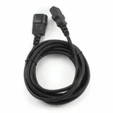 Кабель питания сист.блок-монитор Cablexpert PC-189-VDE-3M, 3м, C13-C14, VDE, 10А, Сечение провода: 0,75 мм2, черный, с заземлением {75} (037884)