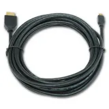  Кабель HDMI-microHDMI Cablexpert CC-HDMID-10, 19M/19M, 3.0м, черный, позол.разъемы, экран, пакет