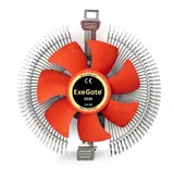 Вентилятор Exegate Кулер ExeGate EE80 (EX286144RUS) (Al, LGA775/1150/1151/1155/1156/1200/AM2/AM2+/AM3/AM3+/AM4/FM1/FM2/754/939/940, TDP 65W, Fan 80mm, 2000RPM, Hydro bearing, 3pin, 22db, 205г, с термопастой, на защелках, Retail color box)