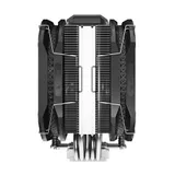 Вентилятор Deepcool AS500 PLUS RTL {6} (727071) (Height 164mm, 6mm x 5pcs, Fan 140mm*2, 500;1200RPM ±10%, < 29.2 dB(A), 4-pin PWM, TDP 220W, Screw, Socket AMD AM4, Intel LGA 2066/2011-v3/2011/1700/1200/115x) {8}