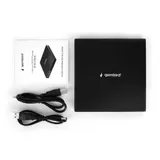 DVD±RW привод Gembird Внешний DVD-USB-02 USB 2.0 пластик, черный (099240)