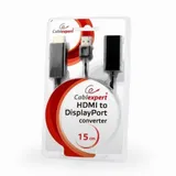 Переходник Cablexpert Конвертер HDMI->DisplayPort, Cablexpert DSC-HDMI-DP HD19M+USBxHD20F, черный (099103)
