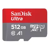 Карта памяти SanDisk Ultra UHS I 512GB MicroSD Card 150MB/s R, for Smartphones 