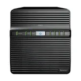 Система хранения данных Synology QC1,1GhzCPU/2GB/RAID0,1,10,5,6/up to 4HDDs SATA(3,5' or 2,5')/2xUSB3.2/2GigEth/iSCSI/2xIPcam(up to 30)/1xPS/1YW repl DS418