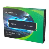 Твердотельный накопитель Apacer SSD AS2280Q4X 2TB M.2 2280 PCIe Gen4x4, R5000/W4400 Mb/s, 3D NAND, MTBF 1.5M, NVMe 1.4, 1200TBW, Retail, 3 years (AP2TBAS2280Q4X-1)