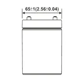 Аккумулятор HRL1234W F2 WBR 