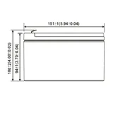 Аккумулятор HRL1234W F2 WBR 