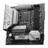 Материнская плата MSI B760M PROJECT ZERO B760, LGA1700, 4*DDR5, 2*PCIEx16, 1*PCIEx1, 2*M.2, 2*TypeC, 3*USB3.2Gen2, 2*USB3.2Gen1, 8*USB2.0, 4*SATA3.0, 2.5G, DP, HDMI, M-ATX, RTL