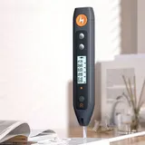  Индикаторная отвертка-тестер напряжения цифровая "Home Series Gray" Deli HT7005 (12-250 В, фонарик, батарейки в комплекте)