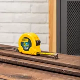 Рулетка Deli DL281025 10м*25мм, метрическая, клипса, ремешок