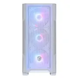 Корпус MSI MAG FORGE M100R WHITE Mini-Tower, MATX, 1xUSB 3.0, 2xUSB 2.0, 4x120mm ARGB Fan, ARGB Control Board, Tempered Glass Window, Brown Box (932220)