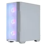 Корпус MSI MAG FORGE M100R WHITE Mini-Tower, MATX, 1xUSB 3.0, 2xUSB 2.0, 4x120mm ARGB Fan, ARGB Control Board, Tempered Glass Window, Brown Box (932220)