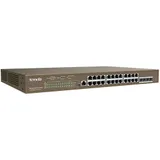 Коммутатор Tenda TEG5328P-24-410W (L3) 24x1Гбит/с 4SFP 24PoE 370W управляемый
