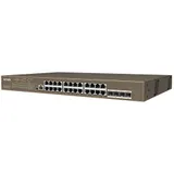 Коммутатор Tenda TEG5328P-24-410W (L3) 24x1Гбит/с 4SFP 24PoE 370W управляемый