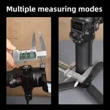  Электронный штангенциркуль Deli DL91200  200мм, метрическая/дюймовая конвертация, нержавеющая сталь, 3 кнопочное управление, светодиодный дисплей, 1,5В SR44.