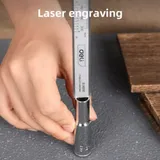  Электронный штангенциркуль Deli DL91200  200мм, метрическая/дюймовая конвертация, нержавеющая сталь, 3 кнопочное управление, светодиодный дисплей, 1,5В SR44.