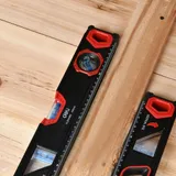 Строительный уровень Deli DL290400K  400мм, зеркальный глазок, двухсторонняя фрезеровка