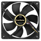 Вентилятор 12В DC ExeGate EX12025H4P-PWM (120x120x25 мм, Hydraulic bearing (гидродинамический), 4pin, PWM, 24dBA)