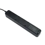 Сетевой фильтр Гарнизон EPS-5-B-5 черный, 5 розеток, 10А, кабель 5м, ур.защиты 2+, пакет