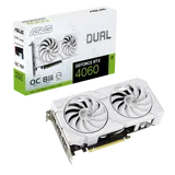 Видеокарта ASUS RTX4060 DUAL EVO WHITE OC 8GB GDDR6 128bit 3xDP HDMI 2FAN RTL [DUAL-RTX4060-O8G-EVO WHITE]