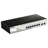 Коммутатор D-Link DGS-1210-08P DGS-1210-08P/G3A (L2) 8x1Гбит/с 2SFP 8PoE 65W настраиваемый