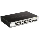 Коммутатор D-Link DGS-1210-16 DGS-1210-16/G2A (L2) 16x1Гбит/с 4xКомбо(1000BASE-T/SFP) настраиваемый