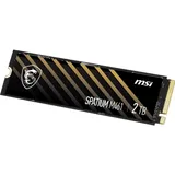 Твердотельный накопитель MSI SSD SPATIUM M461 2TB M.2 2280 PCle 4.0 NVMe R5000/W3200MB/s 3D NAND TLC MTBF 1.5M 680000/880000 IOPS 450TBW