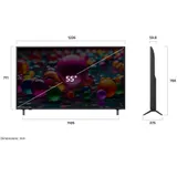 Телевизор LED LG 55" 55UA75009LA.ARUG черный 4K Ultra HD 60Hz DVB-T DVB-T2 DVB-C DVB-S DVB-S2 USB WiFi Smart TV