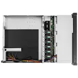Корпус In-Win Компьютерный IW-RS104-07 Single 650w Acbel/FAN 4056mm*6/SLIMSAS*4 BP)/2.5"/3.5" hot-swap HDD tray (gray color)*4/28"RAIL/power cord*2/I/O shield universal/ Riser Card for 1Uxx-07 series , PCIe Gen 3 x 16, left-facing 90degree