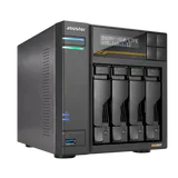 Платформа СХД ASUSTOR AS6804T 4 Bay (Max.16) 4xM.2 2x5GLAN 2x10GLAN 16GB (Max.64GB) DDR5 2xUSB-C 3xUSB 