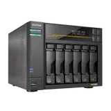 Платформа СХД ASUSTOR AS6806T 6 Bay (Max.18) 4xM.2 2x5GLAN 2x10GLAN 16GB (Max.64GB) DDR5 2xUSB-C 3xUSB 