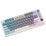 Клавиатура Royal Kludge RK-M75 Ocean Blue USB/2.4 GHz/Bluetоoth, RGB, Hot Swap, K silver switch