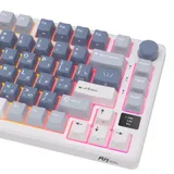 Клавиатура Royal Kludge RK-M75 Ocean Blue USB/2.4 GHz/Bluetоoth, RGB, Hot Swap, K silver switch