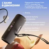 Портативная умная колонка Яндекс Станция Стрит с Алисой, 30 Вт, YNDX-00030BLK , чёрный