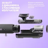 Портативная умная колонка Яндекс Станция Стрит с Алисой, 30 Вт, YNDX-00030BLK , чёрный