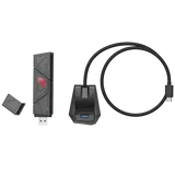 Адаптер беспроводной связи (Wi-Fi) ASUS ROG USB-BE92 WiFi 7 2882+2882+688Mbps 6GHz/5GHz/2.4GHz 