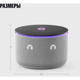 Умная колонка Яндекс Станция Мини 3 Про с
Алисой, Zigbee, серый ( YNDX00059GRY) 
